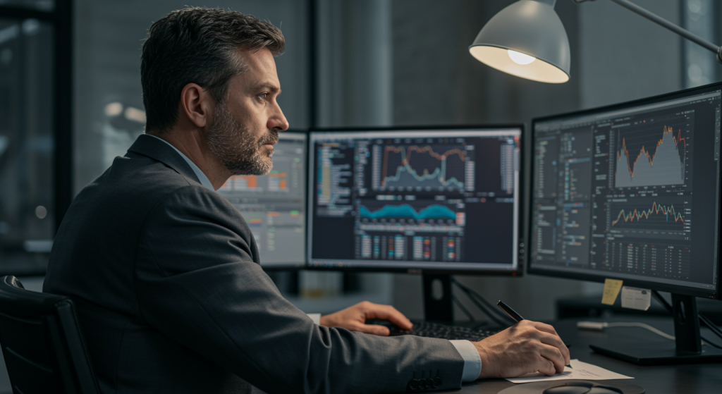 tomada decisao financeira incerteza forecast