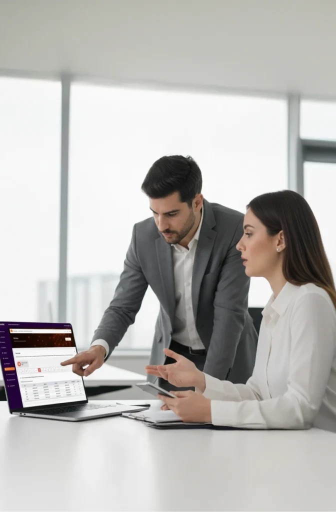 clientes analisando red flags no sistema accordia